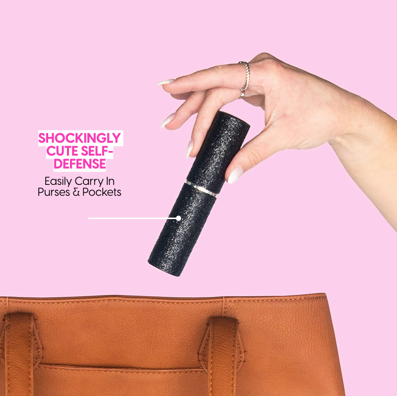Mini Stun Gun | Black Glitter