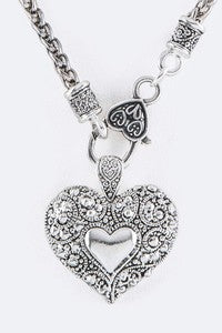 Silver Heart Necklace