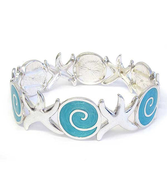 SEALIFE THEME STRETCH BRACELET - A1153SBMT-21920