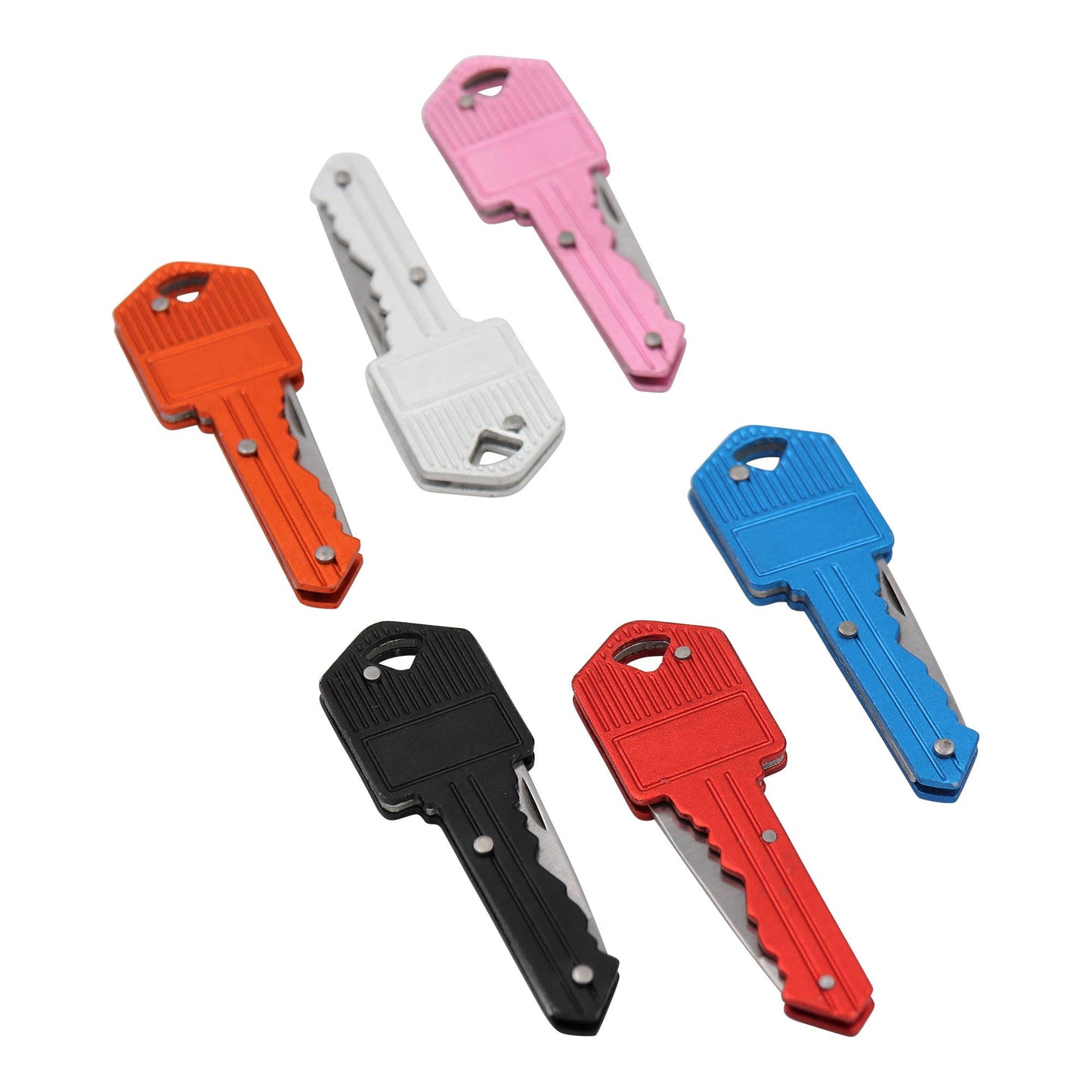 Key Knife Keychain – Small Utility Pocketknife - 2'' Blade: Red