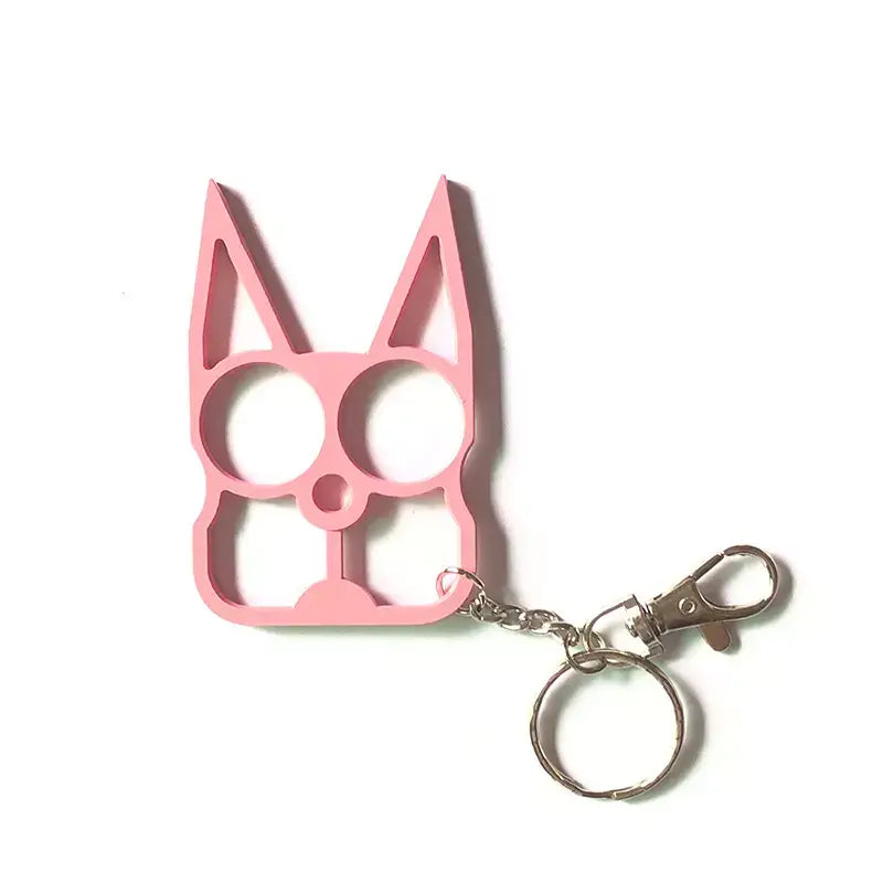 Keychain Accessory - Cat Knuckles, Cute Kitty: Orange