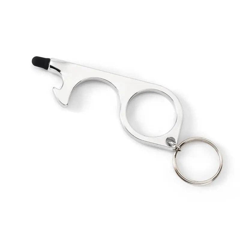 Keychain Accessory - Door Opener Keychain: WHITE