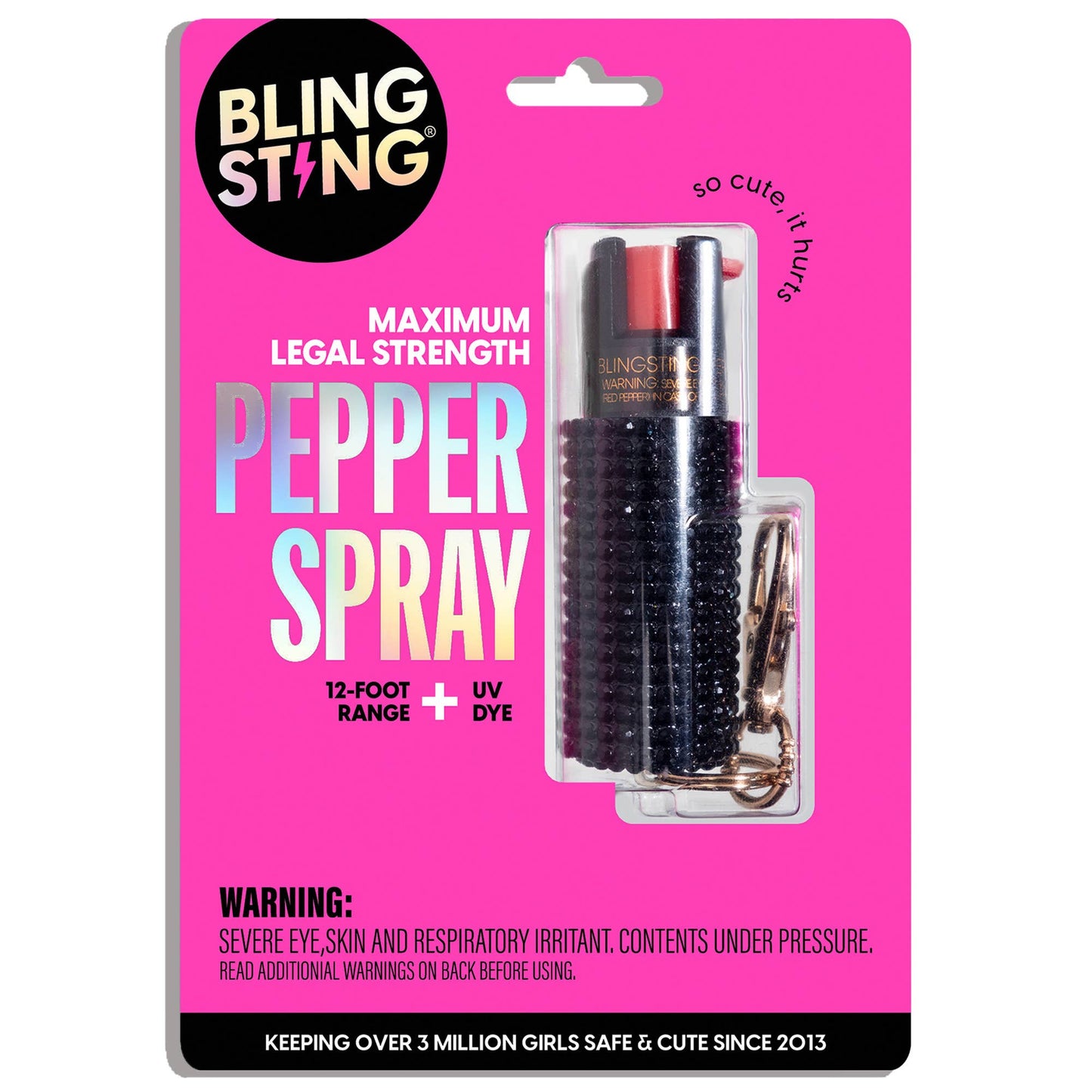 Pepper Spray | Black Rhinestone