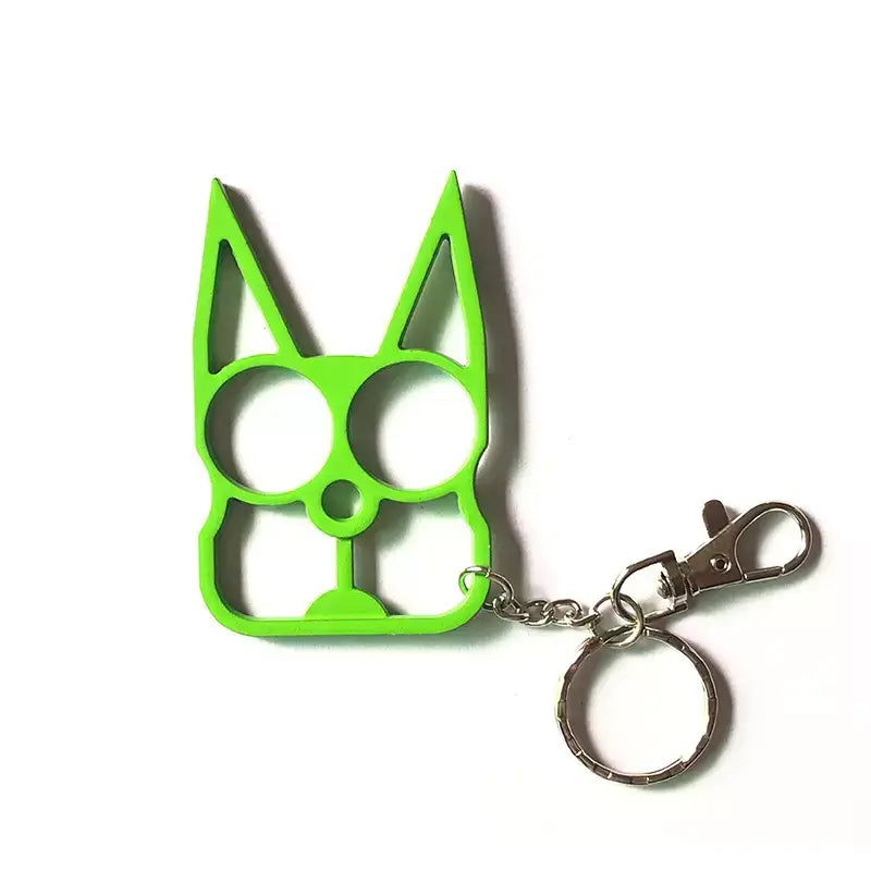 Keychain Accessory - Cat Knuckles, Cute Kitty: Orange