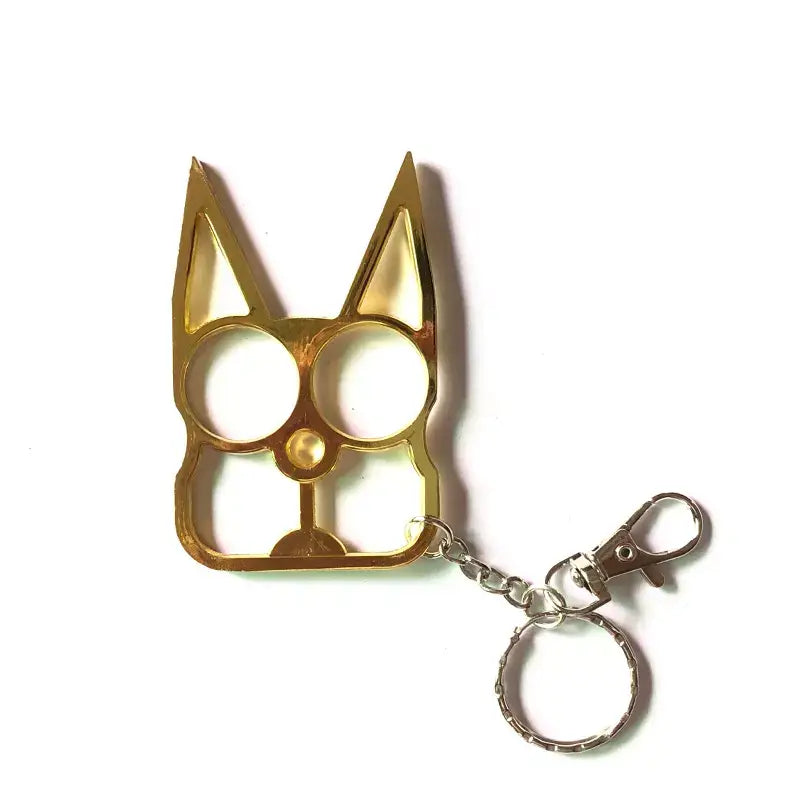 Keychain Accessory - Cat Knuckles, Cute Kitty: Orange