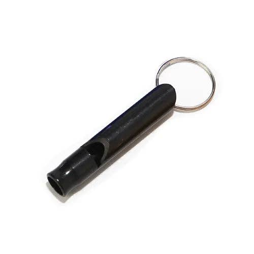 Keychain Accessory - Safety Whistle Keychain: Silver