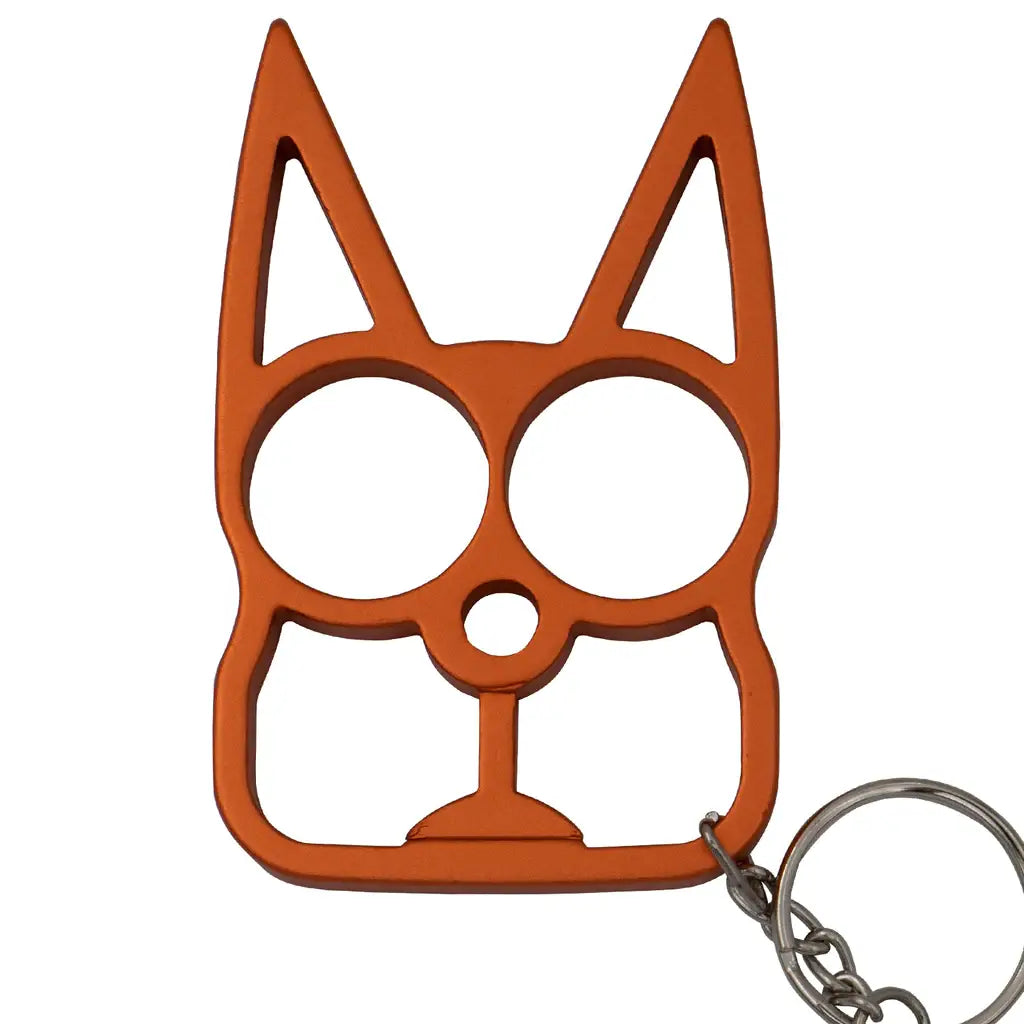 Keychain Accessory - Cat Knuckles, Cute Kitty: Gold