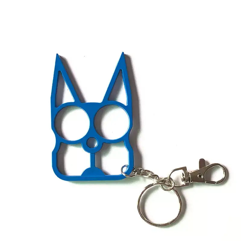 Keychain Accessory - Cat Knuckles, Cute Kitty: Orange