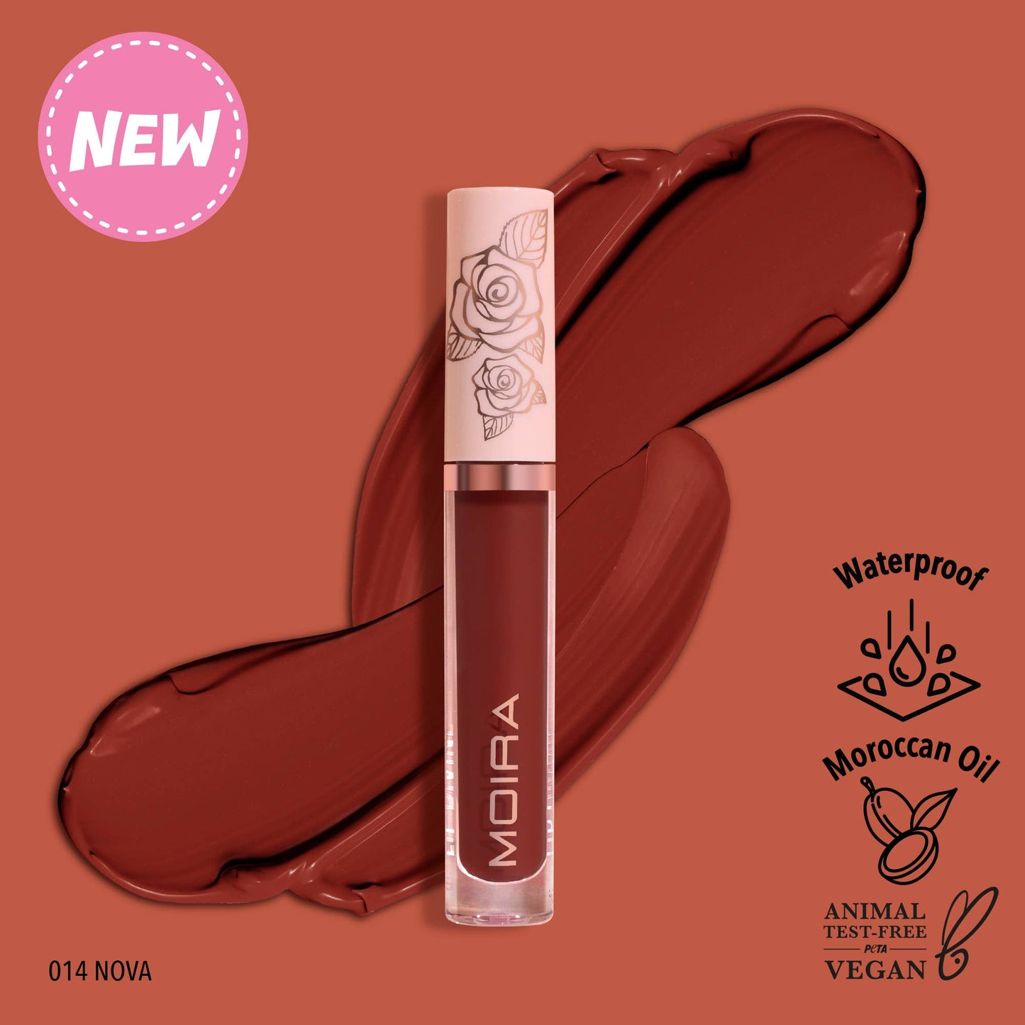 Lip Divine Liquid Lipstick (014, Nova)