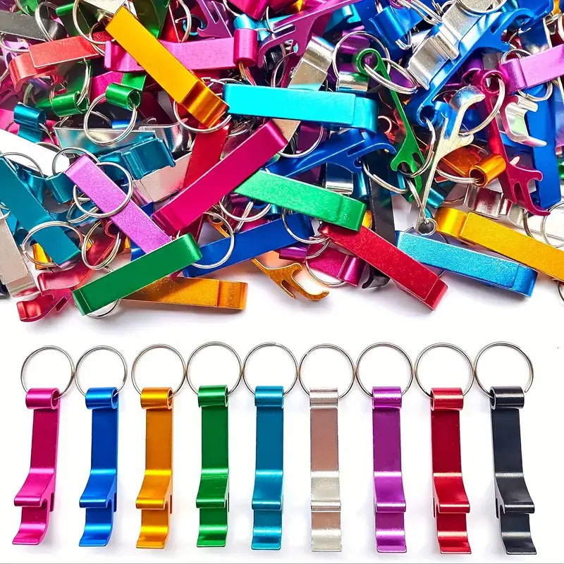 Keychain Accessory - Bottle Opener Keychain: Bright Pink