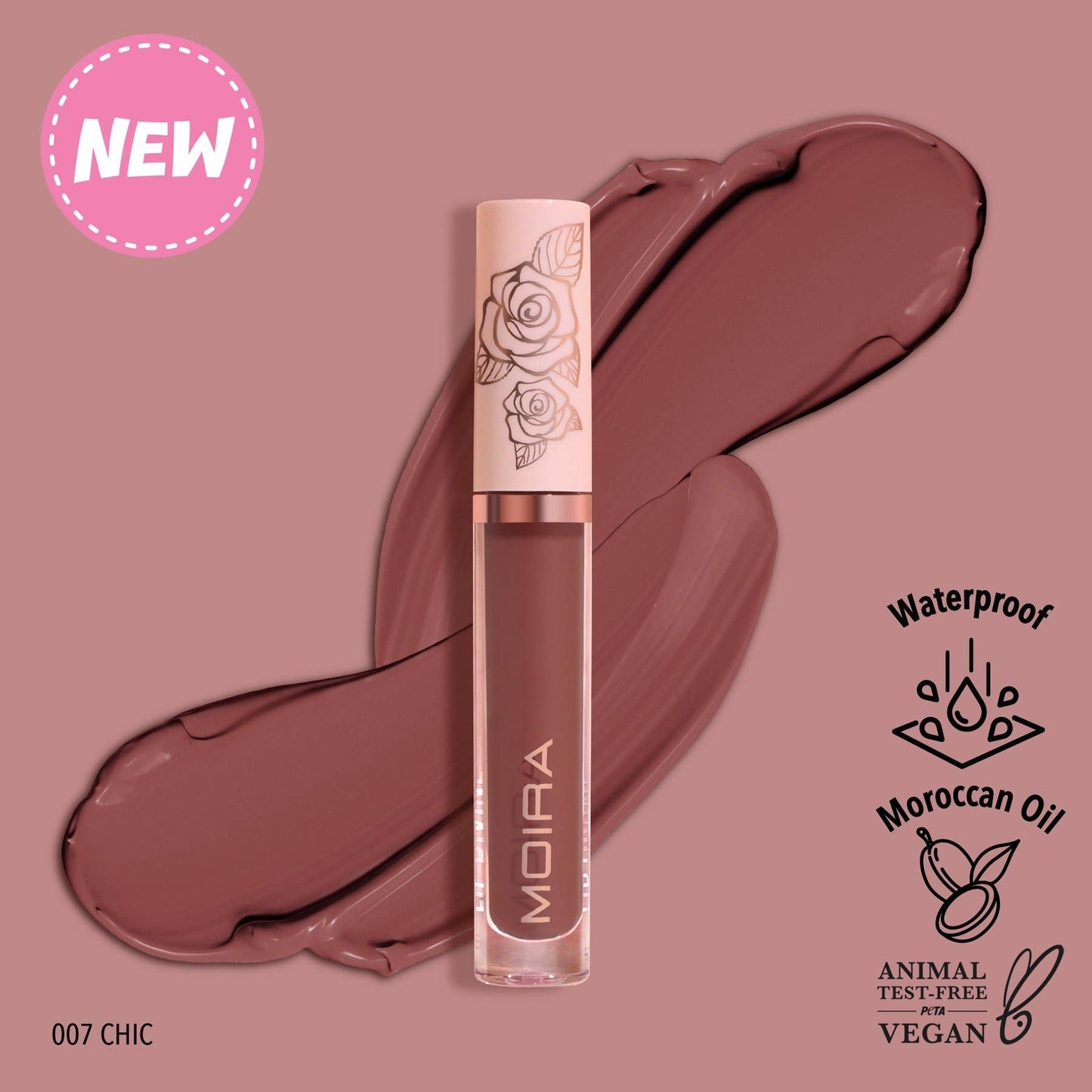 Lip Divine Liquid Lipstick (007, Chic)