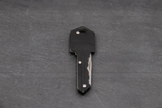 Key Knife Keychain – Small Utility Pocketknife - 2'' Blade: Black